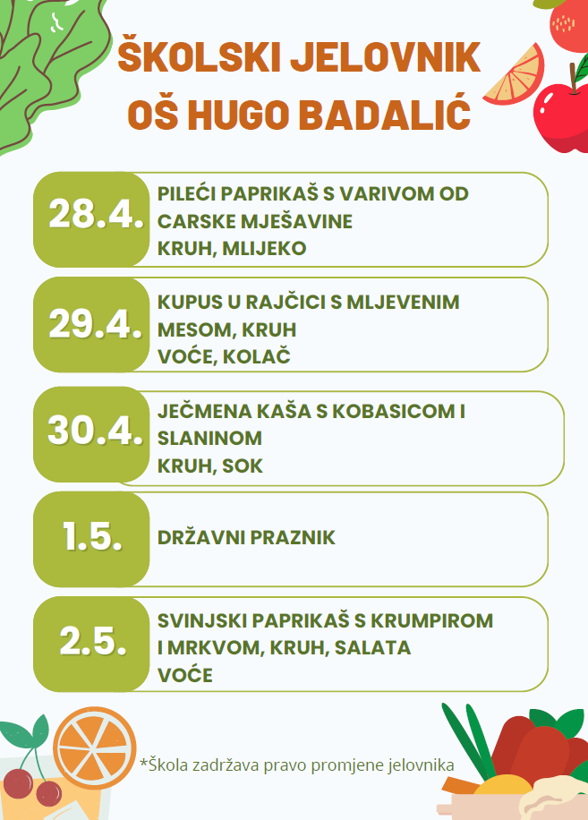 užina 28.4.